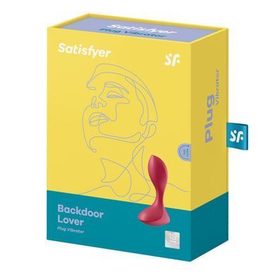 Анальна вібропробка Satisfyer Backdoor Lover Red SO5439 фото Купити Анальна вібропробка Satisfyer Backdoor Lover Red  Satisfyer (Німеччина) 1 588 грн