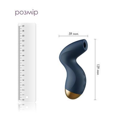 Вакуумный клиторальный стимулятор Svakom Pulse Pure Navy Blue, 5 режимов, 5 интенсивностей в каждом SO6994 фото Купить   Svakom (США) 2 928 грн