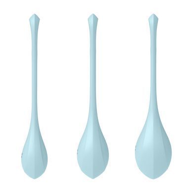 Набор йони бусин Satisfyer Yoni Power 2 Light Blue, диаметр 2-2,5-3см, вес 22-44-73гр SO5548 фото Купить   Satisfyer (Німеччина) 951 грн