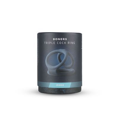 Потрійне ерекційне кільце Boners Triple Ring, діаметр 2,6; 3,3 та 3,8 см SO8846 фото Купити Потрійне ерекційне кільце Boners Triple Ring, діаметр 2,6; 3,3 та 3,8 см  Boners  701 грн