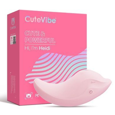 Вибратор и вакуумный стимулятор CuteVibe Heidi Pink SO6554 фото Купить   CuteVibe (Китай) 1 755 грн
