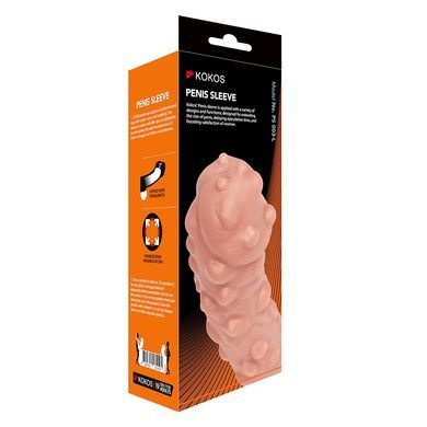 Насадка на член Kokos Penis Sleeve PS 003 L SX3244 фото Купити Насадка на член Kokos Penis Sleeve PS 003 L  Kokos (Південна Корея) 581 грн