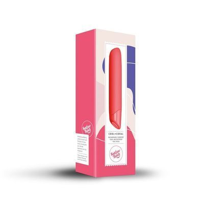 Вибратор SugarBoo Cool Coral, 10 уровней интенсивности SO6622 фото Купить   SugarBoo (Великобританія) 1 838 грн