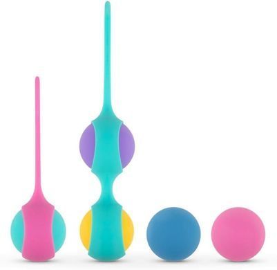 Набір вагінальних кульок PMV20: Vita &ndash; Kegel Ball Set, маса 40, 50, 60 г, два тримачі SO8896 фото Купити Набір вагінальних кульок PMV20: Vita &ndash; Kegel Ball Set, маса 40, 50, 60 г, два тримачі  PMV20 (Нідерланди) 1 376 грн