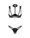 Комплект Obsessive Roccele 2-pcs crotchless set L/XL SX3618 фото 3