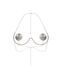 Прикраса на груди Obsessive Kisselie jewelry bra (м'яте паковання!!!) SX3602-R фото 3