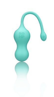 Виброяйцо для точки G с пультом управления Romp Cello Light Teal, водонепроницаемое SO8734 фото Купить   Romp (Німеччина) 1 108 грн