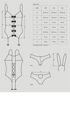 Еротичний костюм зайчика Obsessive Bunny suit 4 pcs costume pink S/M, рожевий, топ з підв&rsquo;язками SO7254 фото Купити Еротичний костюм зайчика Obsessive Bunny suit 4 pcs costume pink S/M, рожевий, топ з підв&rsquo;язками  Obsessive (Польща) 2 254 грн