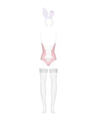Еротичний костюм зайчика Obsessive Bunny suit 4 pcs costume pink S/M, рожевий, топ з підв&rsquo;язками SO7254 фото Купити Еротичний костюм зайчика Obsessive Bunny suit 4 pcs costume pink S/M, рожевий, топ з підв&rsquo;язками  Obsessive (Польща) 2 254 грн