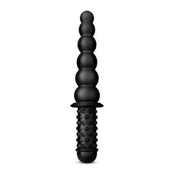 Анальний ланцюжок BUTTR - Akimbo Double Sided Anal Dildo (м'яте паковання!!!), Чорний