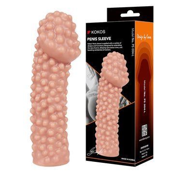Насадка на член Kokos Penis Sleeve PS 004 L SX3245 фото Купити Насадка на член Kokos Penis Sleeve PS 004 L  Kokos (Південна Корея) 581 грн