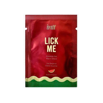 Пробник геля для оральных ласк с согревающим эффектом INTT Lick Me Kissable Gel Watermelon 2 мл SX2807 фото Купить   Intt (Бразилія-Португалія) 91 грн