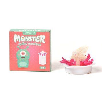 Насадка на член Recare Turquoise Monster Spike Condom (презерватив з вусиками) SX3355 фото Купити Насадка на член Recare Turquoise Monster Spike Condom (презерватив з вусиками)  Recare (Китай) 69 грн