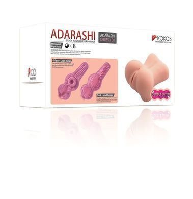 Мастурбатор-вагіна двошаровий Kokos Adarashi -1 Double Layer doggy-style SO1252 фото Купити Мастурбатор-вагіна двошаровий Kokos Adarashi -1 Double Layer doggy-style  Kokos (Південна Корея) 2 124 грн