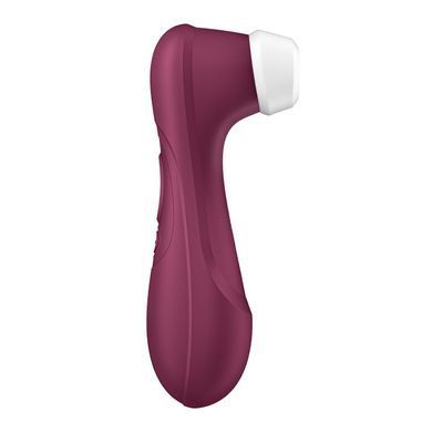 Вакуумний кліторальний стимулятор Satisfyer Pro 2 Generation 3 with Liquid Air Connect App Wіnе Red SO7774 фото Купити Вакуумний кліторальний стимулятор Satisfyer Pro 2 Generation 3 with Liquid Air Connect App Dark Grey  Satisfyer (Німеччина) 2 854 грн