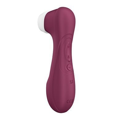 Вакуумний кліторальний стимулятор Satisfyer Pro 2 Generation 3 with Liquid Air Connect App Wіnе Red SO7774 фото Купити Вакуумний кліторальний стимулятор Satisfyer Pro 2 Generation 3 with Liquid Air Connect App Dark Grey  Satisfyer (Німеччина) 2 854 грн