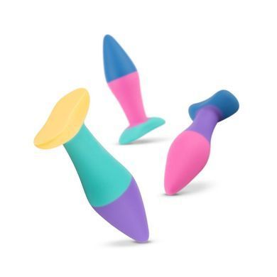 Набор анальных пробок PMV20 Koda &ndash; Butt Plug Set, диаметр 2,9 см, 3,9 см, 5 см SO8897 фото Купить   PMV20 (Нідерланди) 1 838 грн