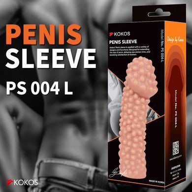 Насадка на член Kokos Penis Sleeve PS 004 L SX3245 фото Купити Насадка на член Kokos Penis Sleeve PS 004 L  Kokos (Південна Корея) 581 грн