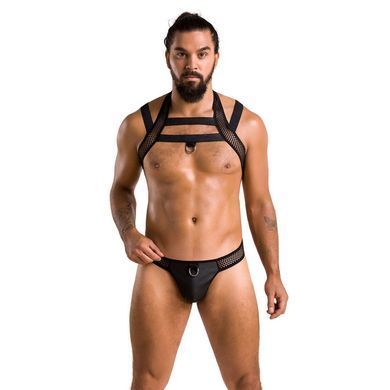 Комплект чоловічої білизни з кріпленнями Passion 043 JACOB L/XL Black, труси, шлейки SO7600 фото Купити Комплект чоловічої білизни з кріпленнями Passion 043 JACOB L/XL Black, труси, шлейки  Passion (Польща) 1 755 грн