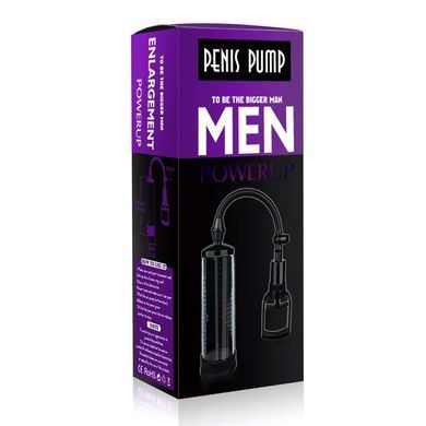 Вакуумна помпа з ручним насосом Men Powerup Black SO2457 фото Купити Вакуумна помпа з ручним насосом Men Powerup Black  Men Powerup (Китай) 590 грн