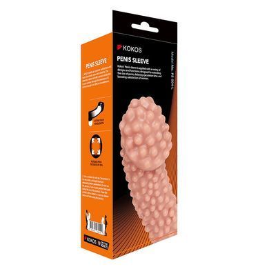 Насадка на член Kokos Penis Sleeve PS 004 L SX3245 фото Купити Насадка на член Kokos Penis Sleeve PS 004 L  Kokos (Південна Корея) 581 грн
