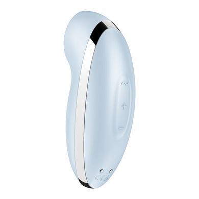 Вибростимулятор-пульсатор Satisfyer Tap & Climax 2 Blue, эффект постукивания пальцем SX2183 фото Купить   Satisfyer (Німеччина) 1 588 грн