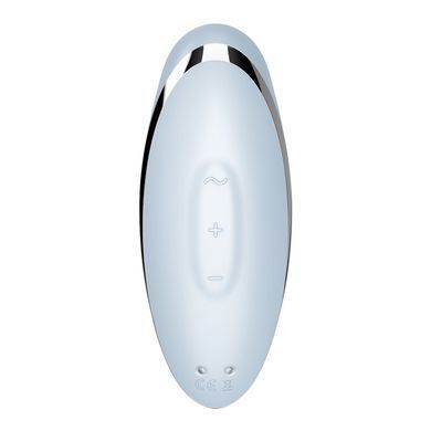 Вибростимулятор-пульсатор Satisfyer Tap & Climax 2 Blue, эффект постукивания пальцем SX2183 фото Купить   Satisfyer (Німеччина) 1 588 грн
