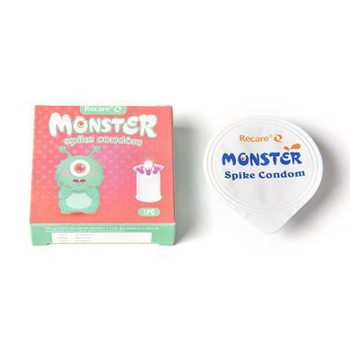 Насадка на член Recare Turquoise Monster Spike Condom (презерватив з вусиками) SX3355 фото Купити Насадка на член Recare Turquoise Monster Spike Condom (презерватив з вусиками)  Recare (Китай) 69 грн