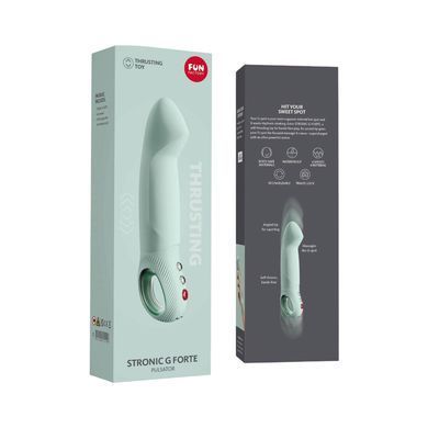 Пульсатор для точки G Fun Factory STRONIC G FORTE sage green, 8 режимів, суперпотужний SX0921 фото Купити Пульсатор для точки G Fun Factory STRONIC G FORTE sage green, 8 режимів, суперпотужний  Fun Factory (Німеччина) 5 331 грн