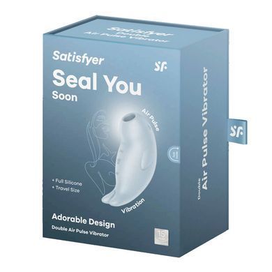 Вакуумный клиторальный стимулятор с вибрацией Satisfyer Seal You Soon, 2 независимых мотора SX0564 фото Купить   Satisfyer (Німеччина) 1 903 грн