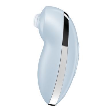 Вибростимулятор-пульсатор Satisfyer Tap & Climax 2 Blue, эффект постукивания пальцем SX2183 фото Купить   Satisfyer (Німеччина) 1 588 грн