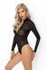 Боді під леопард Noir Handmade F287 Leopard flock bodysuit with long sleeves, S, довгий рукав SX0177 фото 2