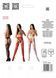 Эротические колготки-бодистокинг со шнуровкой на бедрах Passion S026 One Size, black, с доступом SO8948 фото 5