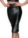 Юбка-карандаш со шнуровкой Noir Handmade F152 Powerwetlook pencil skirt, S, с мокрым эффектом SX0029 фото 2