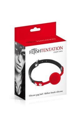 Класичний кляп з силіконовою кулькою Fetish Tentation Silicone Gag Ball SO3734 фото Купити Класичний кляп з силіконовою кулькою Fetish Tentation Silicone Gag Ball  Fetish Tentation  722 грн