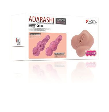 Мастурбатор-вагина двухслойная Kokos Adarashi -3 Double Layer SO1253 фото Купить   Kokos (Південна Корея) 2 124 грн