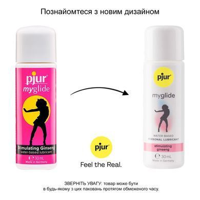Возбуждающая смазка на водной основе pjur myglide 30 мл, с женьшенем, тепло+покалывание PJ10550 фото Купить   Pjur (Люксембург) 415 грн