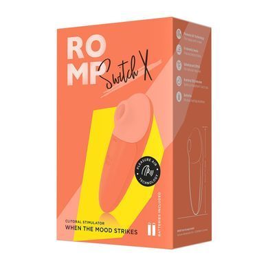 Недорогий вакуумний стимулятор Romp Switch X, 6 режимів, робота від батарейок SX0536 фото Купити Недорогий вакуумний стимулятор Romp Switch X, 6 режимів, робота від батарейок  Romp (Німеччина) 1 200 грн