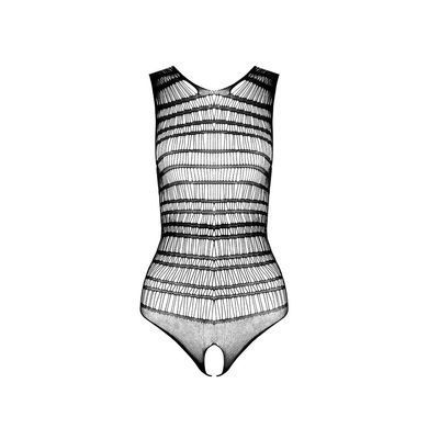 Бодістокінг з доступом Passion BS086 black, вертикальна сітка, виріз на спинці SO6376 фото Купити Бодістокінг з доступом Passion BS086 black, вертикальна сітка, виріз на спинці  Passion (Польща) 803 грн