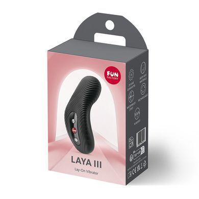 Накладний вібратор Fun Factory LAYA III Black, ефект постукування пальцем SX3700 фото Купити Накладний вібратор Fun Factory LAYA III Black, ефект постукування пальцем  Fun Factory (Німеччина) 1 029 грн