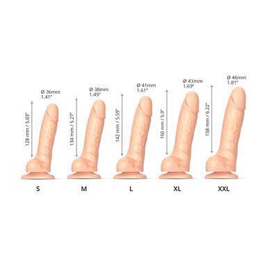 Реалистичный фаллоимитатор Strap-On-Me Sliding Skin Realistic Dildo Vanille S, эффект подвижной кожи SO6251 фото Купить   Strap-On-Me (Франція) 2 531 грн