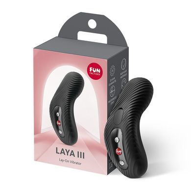 Накладний вібратор Fun Factory LAYA III Black, ефект постукування пальцем SX3700 фото Купити Накладний вібратор Fun Factory LAYA III Black, ефект постукування пальцем  Fun Factory (Німеччина) 1 029 грн