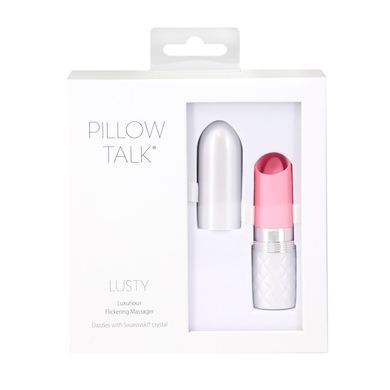 Вібратор Pillow Talk Lusty Luxurious Flickering Massager - Pink SO7751 фото Купити Вібратор Pillow Talk Lusty Luxurious Flickering Massager - Pink  Pillow Talk (Канада) 1 755 грн