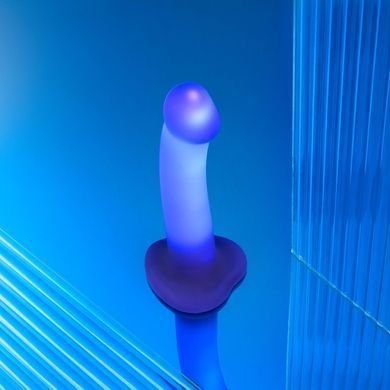 Светящийся дилдо Strap-On-Me Glow-LED Dildo Purple - M SX2851 фото Купить   Strap-On-Me (Франція) 3 510 грн