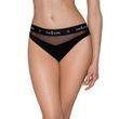 Трусики з прозорою вставкою Passion PS006 PANTIES L, black