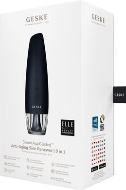 Антивіковий LED-випромінювач для відновлення шкіри обличчя GESKE Anti-Aging Skin Renewer 9в1 starlight HB0577 фото Купити Антивіковий LED-випромінювач для відновлення шкіри обличчя GESKE Anti-Aging Skin Renewer 9в1 starlight  GESKE 3 839 грн