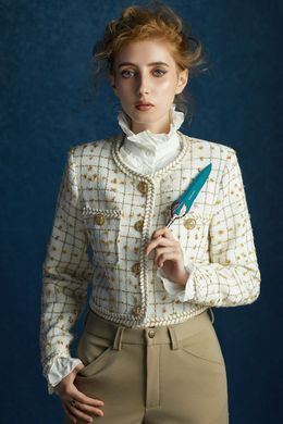Изысканный вибратор Knight Jenay FLOWERS & SWORD, маска, лента и лубрикант в комплекте SO6557 фото Купить   Knight Jenay (Китай) 4 804 грн