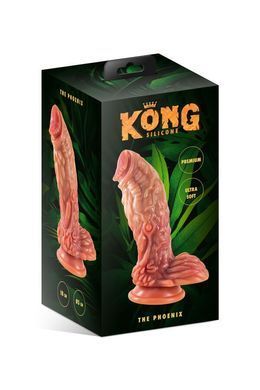 Фентезійний фалоімітатор Kong Silicone The Phoenix, довжина 18 см, діаметр 5,5 см SO9939 фото Купити Фентезійний фалоімітатор Kong Silicone The Phoenix, довжина 18 см, діаметр 5,5 см  Kong Silicone (Франція) 1 895 грн