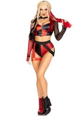 Еротичний костюм Leg Avenue Crime Spree Sweetie Costume XS, топ, шорти SO9203 фото Купити Еротичний костюм Leg Avenue Crime Spree Sweetie Costume XS, топ, шорти  Leg Avenue (США) 3 325 грн