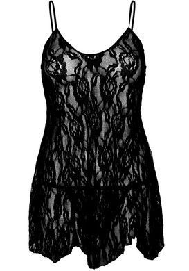 Сорочка бебі-дол Leg Avenue Rose Lace Flair Chemise Black, One Size SO9100 фото Купити Сорочка бебі-дол Leg Avenue Rose Lace Flair Chemise Black, One Size  Leg Avenue (США) 1 071 грн